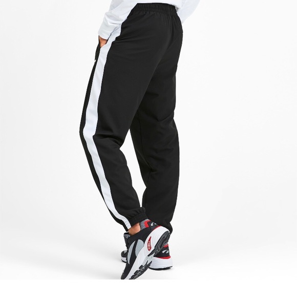 Puma Iconic T7 Men’s Track Pants. Black/White - Picture 5 of 8